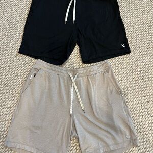Vuori Black and Gray Athletic Shorts